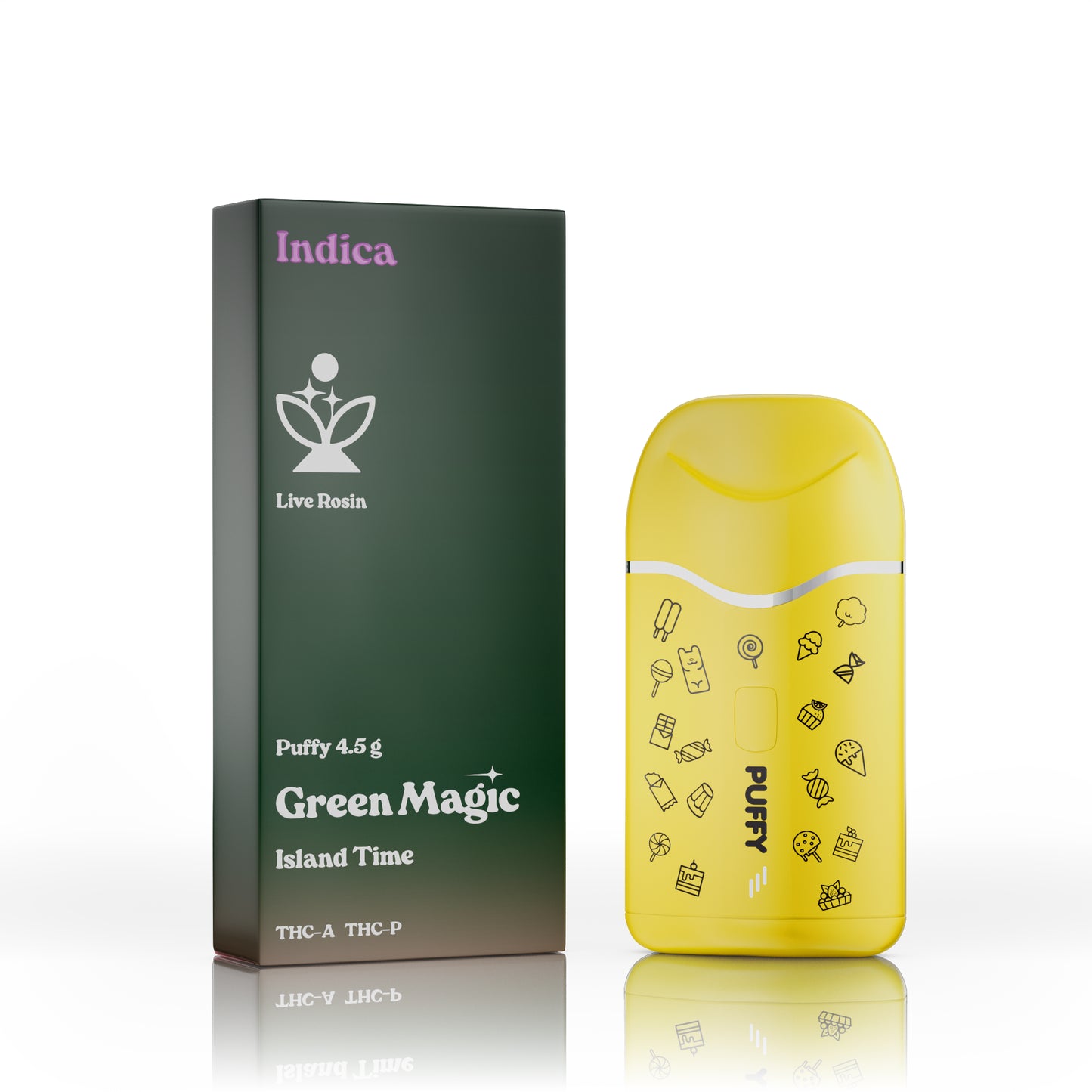 THCa THCp Live Rosin Disposable: Island Time (Indica) 🏝️